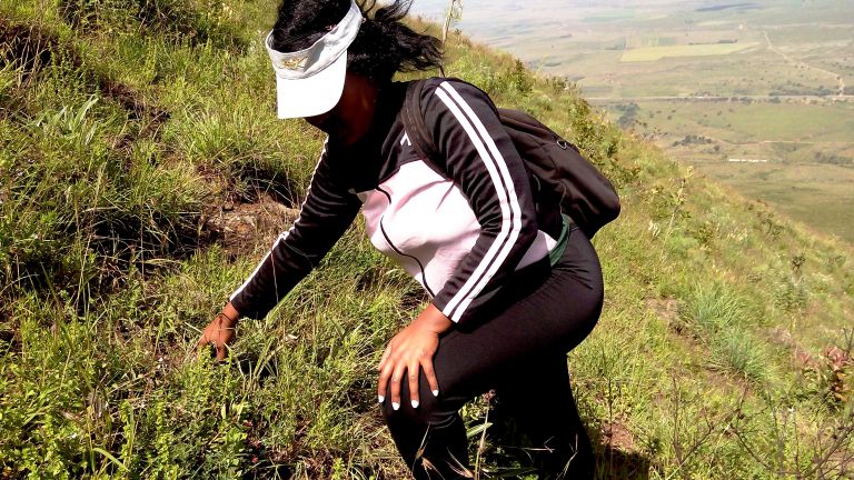 Had to use my fours sometimes...and this wasn't even the rocky part. Nobody had time/energy for photos then.